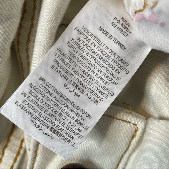 Boden Women’s High Waist Smart Flare Jeans in Ecru US Size 6 Long - Picture 7 of 13